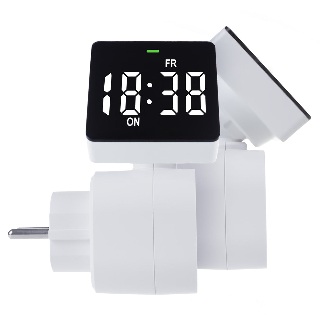 GreenBlue GB610 E Interruptor de Tempo Digital - Temporizador - Programador, Carga Máxima 16A, IP20