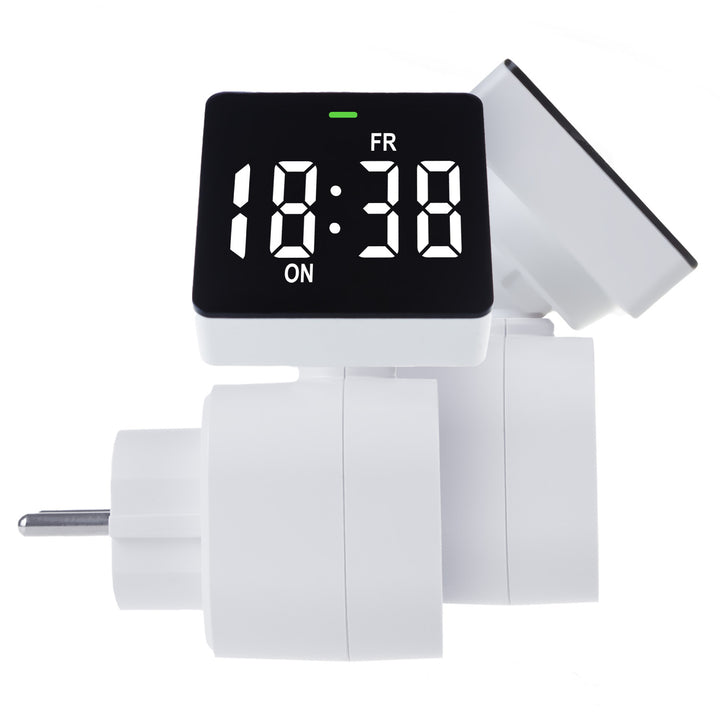 GreenBlue GB610 F Interruptor de Tempo Digital - Temporizador - Programador, Carga Máxima 16A, IP20