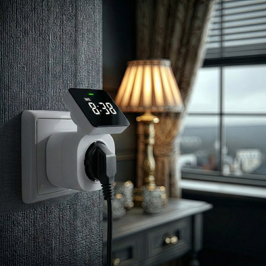 GreenBlue GB610 F Interruptor de Tempo Digital - Temporizador - Programador, Carga Máxima 16A, IP20