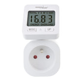 GreenBlue GB615 E Medidor de Consumo de Energia, Wattímetro, 16A, Carga Máxima 3680W, Submemória