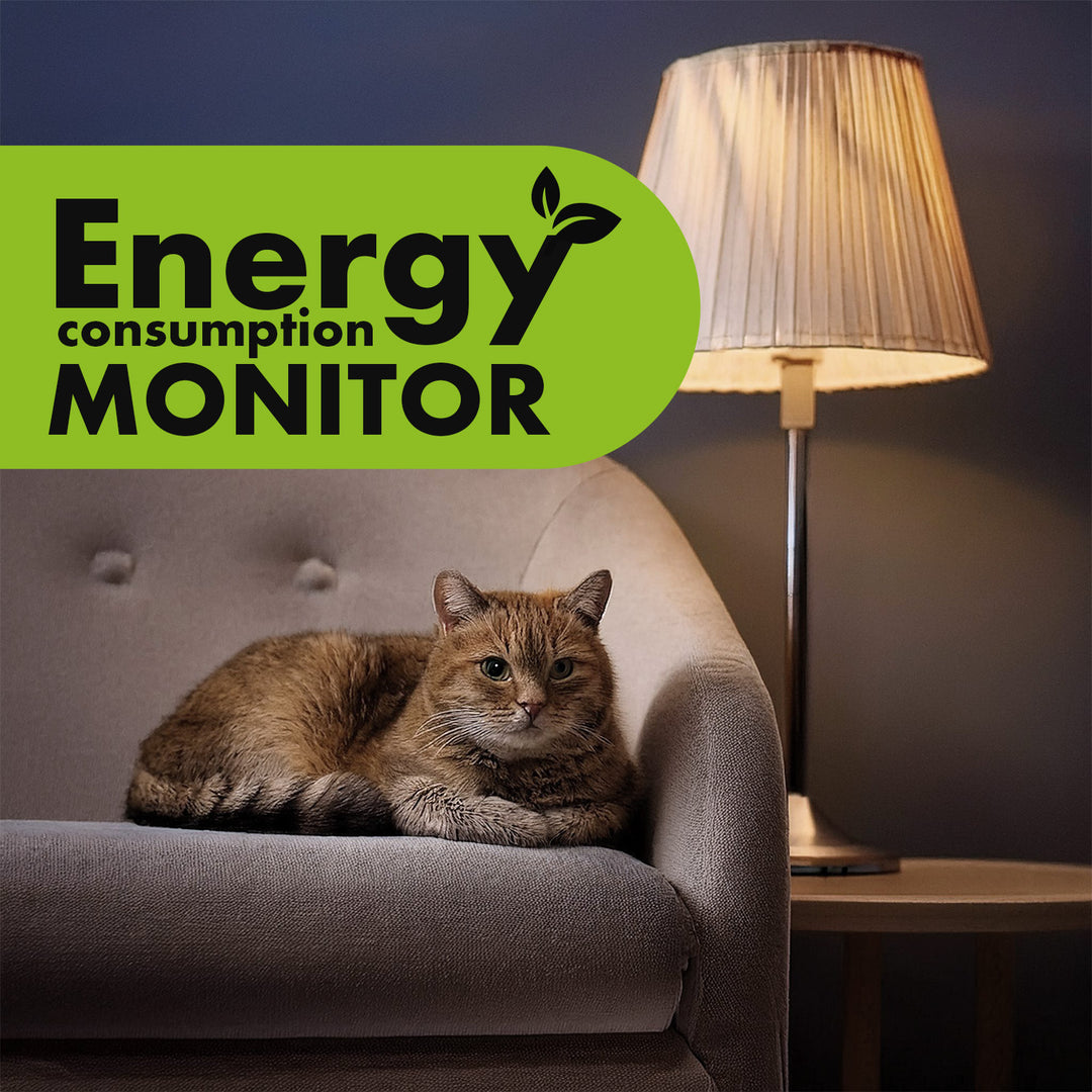GreenBlue GB615 E Medidor de Consumo de Energia, Wattímetro, 16A, Carga Máxima 3680W, Submemória