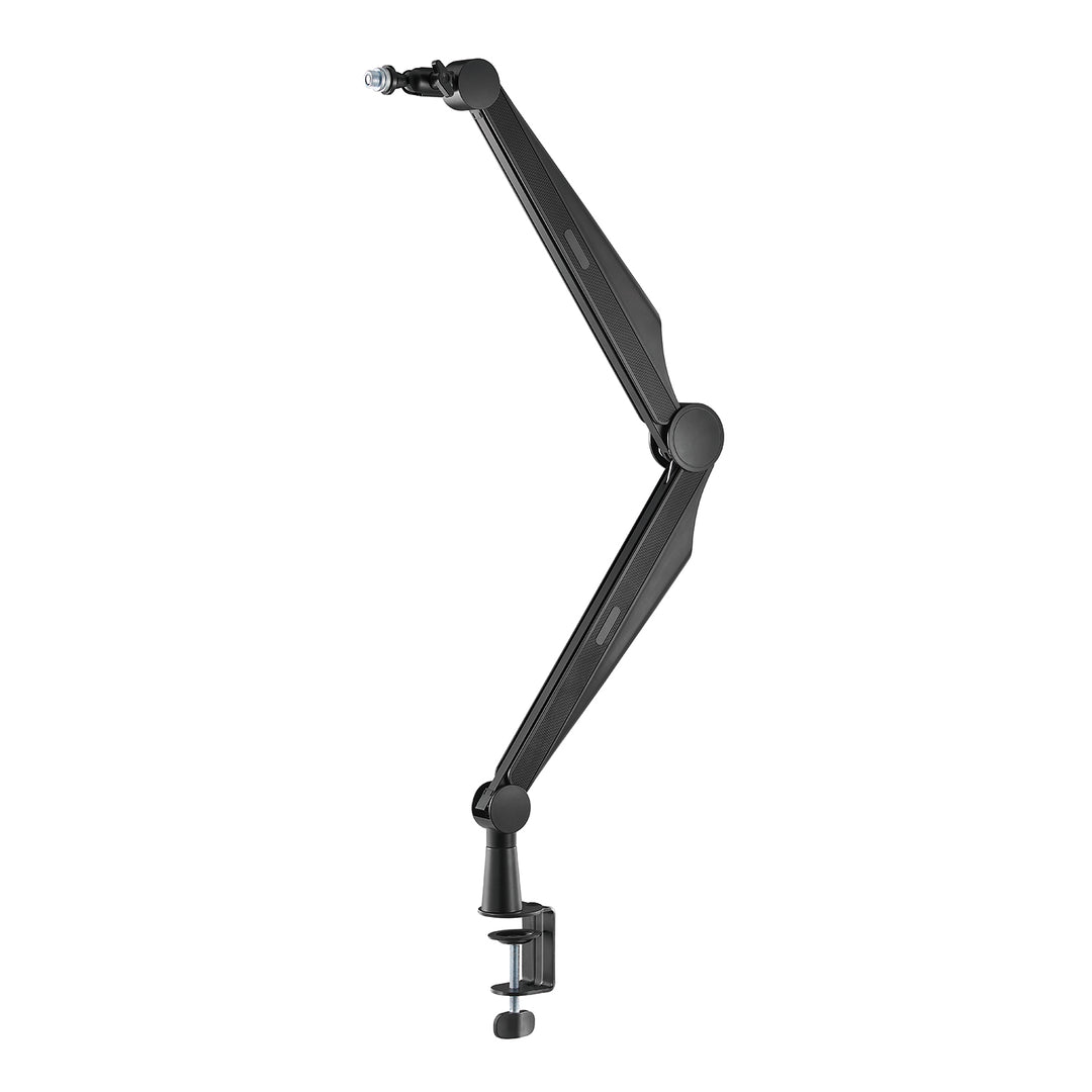 NanoRS RS422 Soporte de Micrófono con Rosca de 3/8" y 5/8" para Mesa, Carga Máxima de 1 kg | Altura Regulable hasta 84,7 cm | Giratorio 360° | Con Gestión de Cables | Ideal para Estudio y Streaming