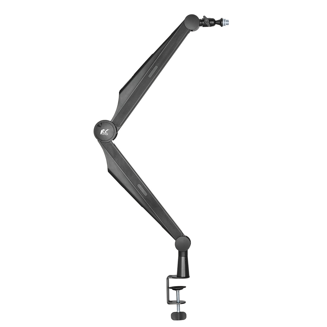 NanoRS RS422 Soporte de Micrófono con Rosca de 3/8" y 5/8" para Mesa, Carga Máxima de 1 kg | Altura Regulable hasta 84,7 cm | Giratorio 360° | Con Gestión de Cables | Ideal para Estudio y Streaming