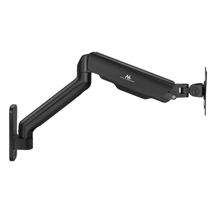 Suporte de parede universal para monitor Maclean MC-332 com dois braços | Ecrãs planos e curvos de 17 a 32 pol. | VESA 75x75 e 100x100 | Giratório, inclinável | Carga máxima de 9 kg