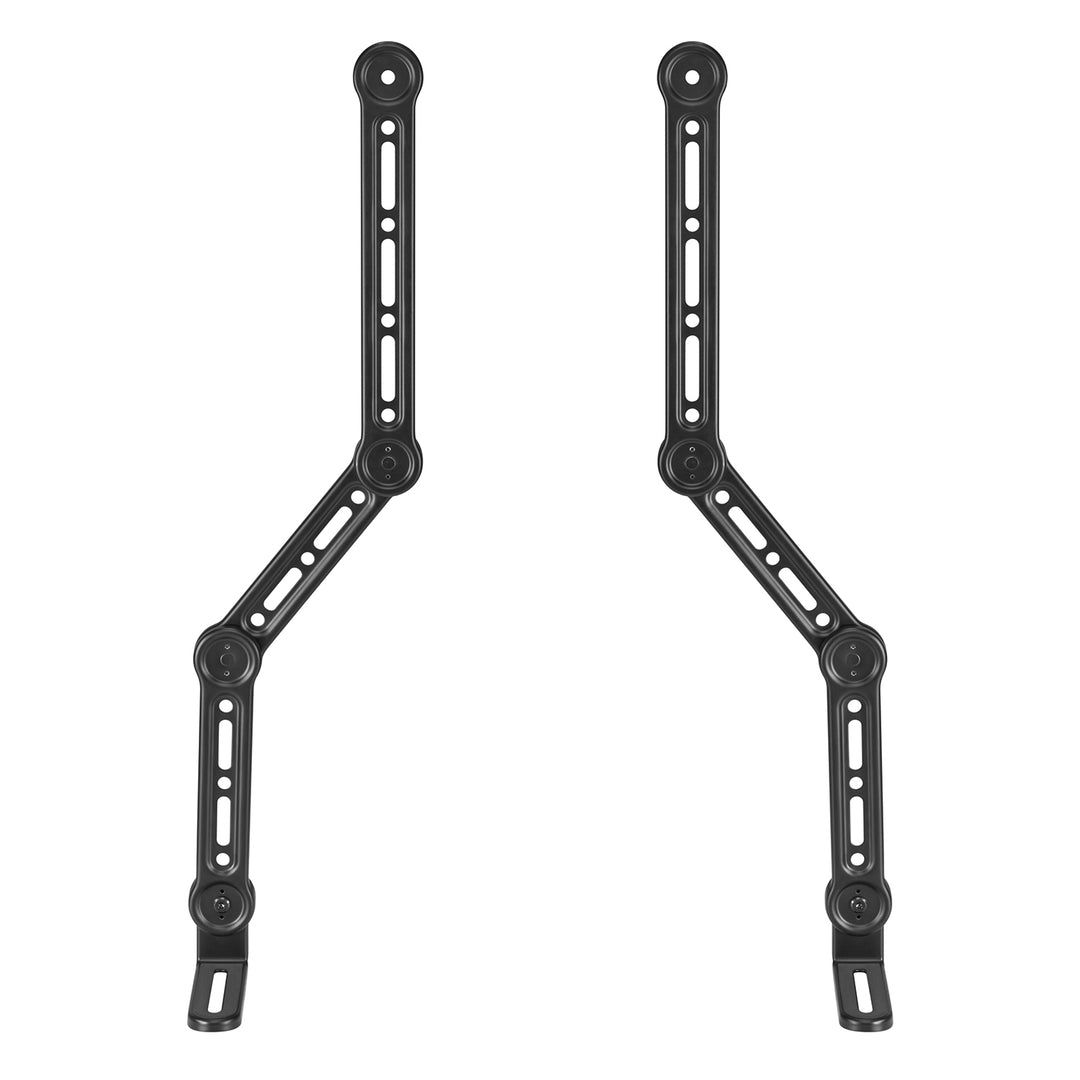 Suporte VESA universal Maclean MC-335 para barra de som, ajustável para ecrãs até 90", carga máxima de 15 kg