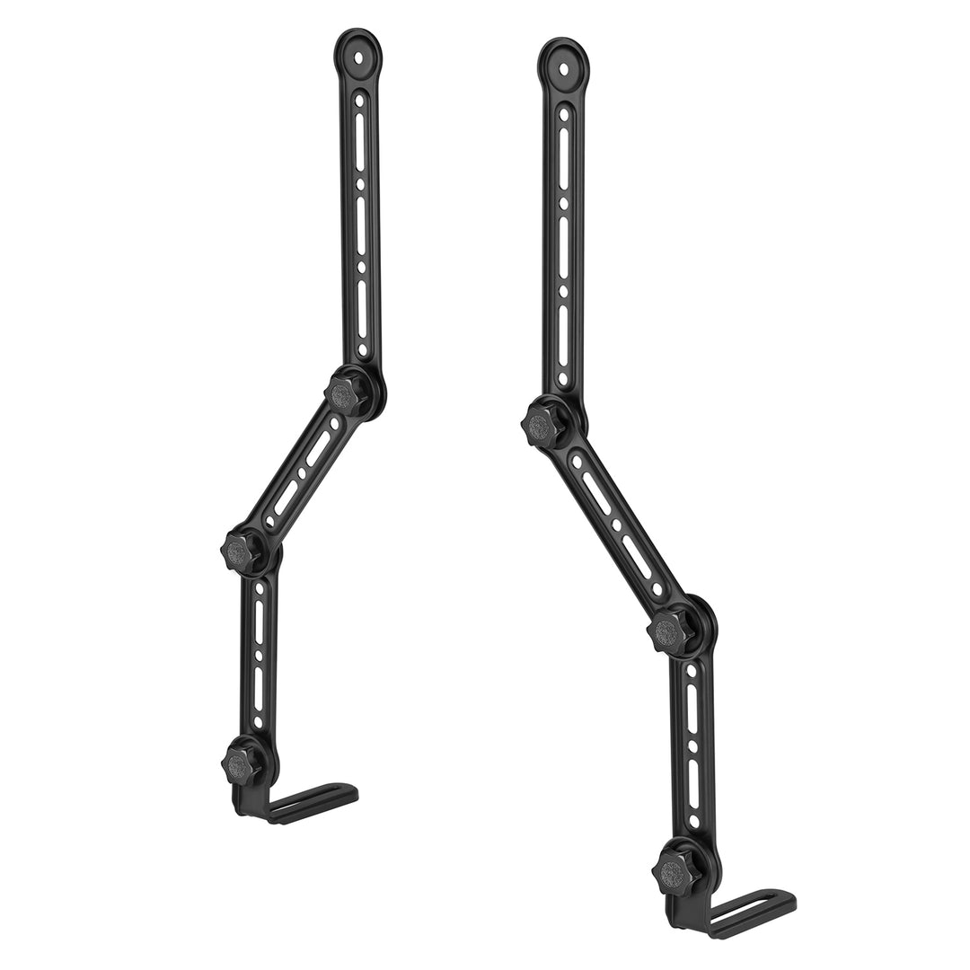 Suporte VESA universal Maclean MC-335 para barra de som, ajustável para ecrãs até 90", carga máxima de 15 kg