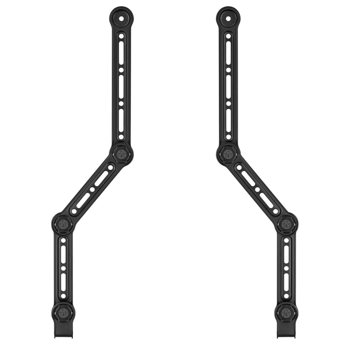 Suporte VESA universal Maclean MC-335 para barra de som, ajustável para ecrãs até 90", carga máxima de 15 kg