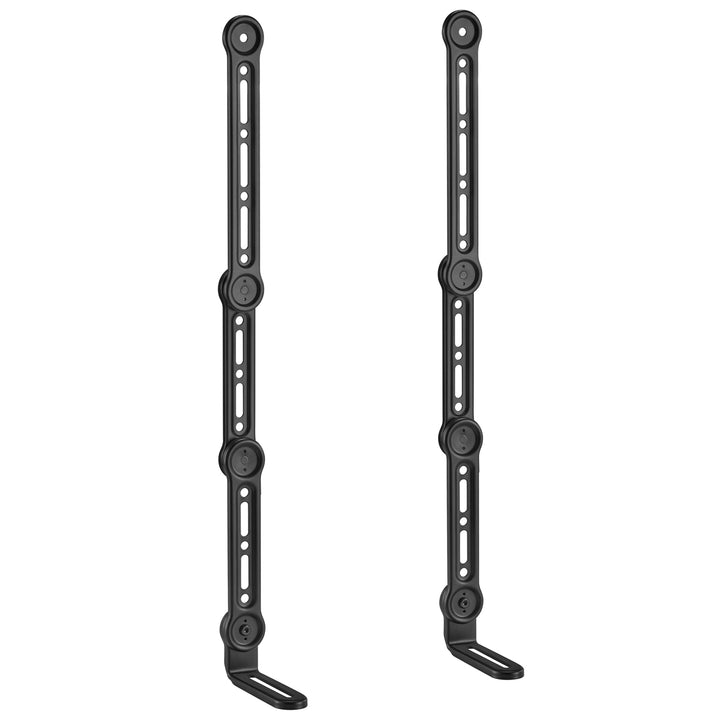 Suporte VESA universal Maclean MC-335 para barra de som, ajustável para ecrãs até 90", carga máxima de 15 kg