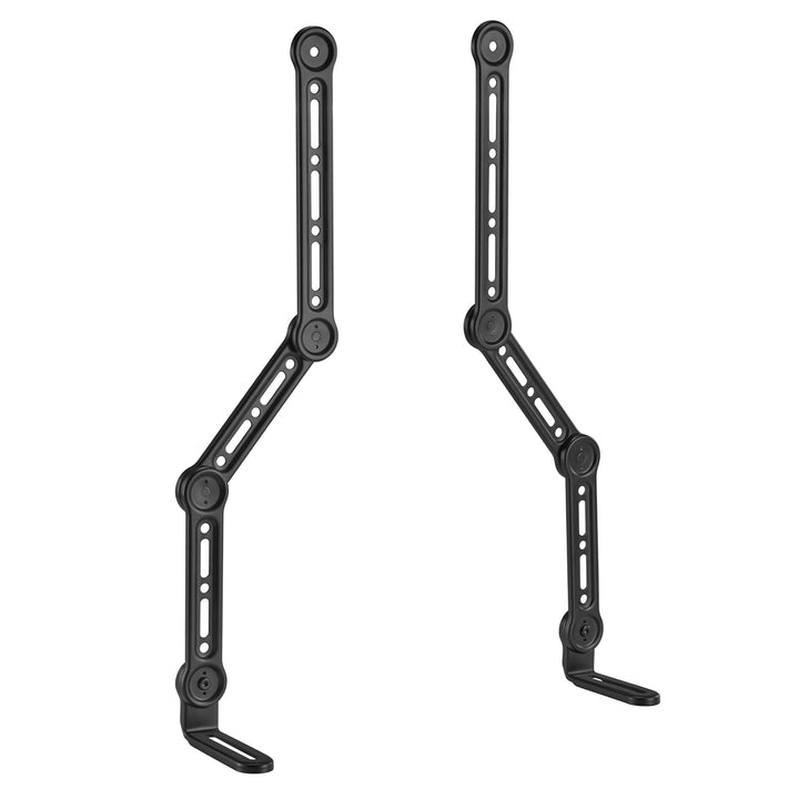 Suporte VESA universal Maclean MC-335 para barra de som, ajustável para ecrãs até 90", carga máxima de 15 kg