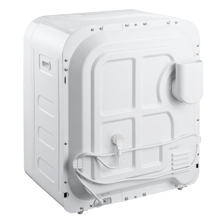 Secador elétrico de carregamento frontal Green Blue GB410, capacidade de 3 kg, 830 W, classe C, 5 programas, dimensões compactas 49,5 x 46 x 59,5 cm para espaços pequenos