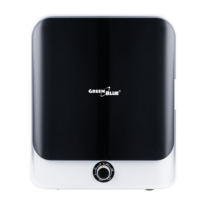 Secador elétrico de carregamento frontal Green Blue GB415, capacidade de 3 kg, classe C, 5 programas, 830 W, dimensões compactas 49,5 x 46 x 59,5 cm para espaços pequenos