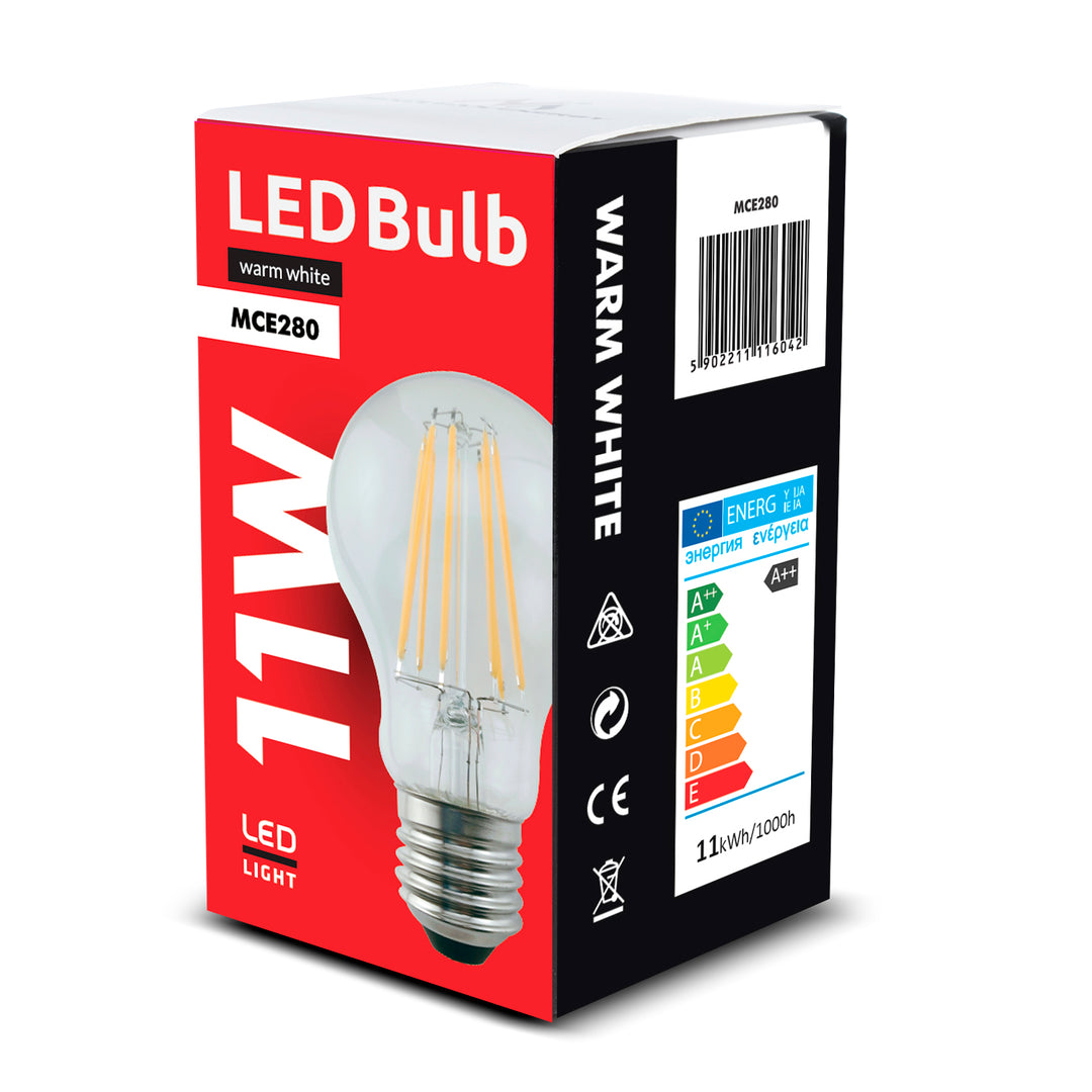 Luminária de parede Maclean, com sensor PIR, máx. 60W, 180°, MCE33B + LED 11W