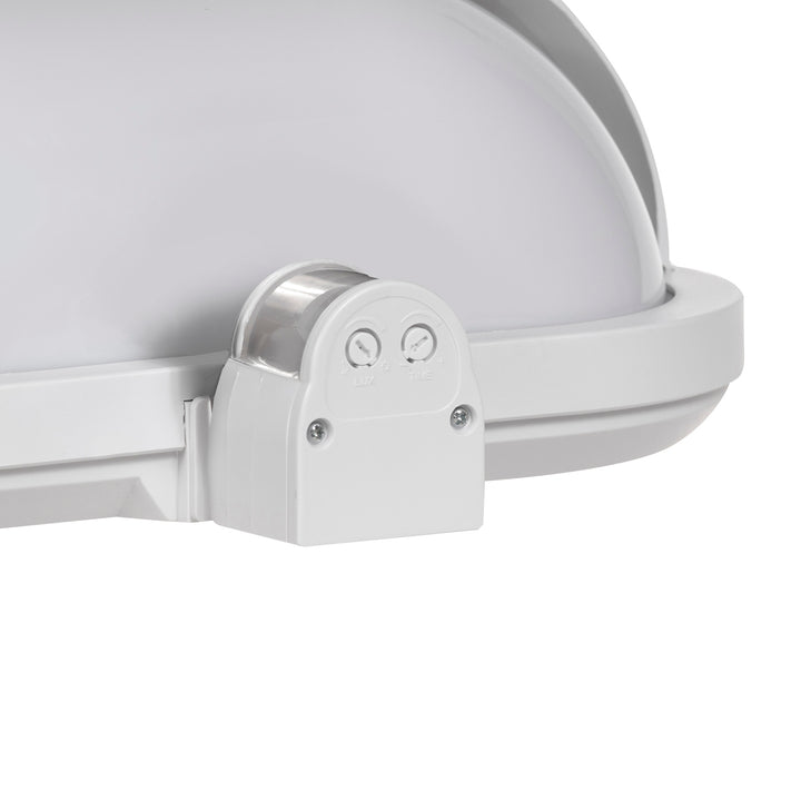 Luminária de parede Maclean, com sensor PIR, máx. 60W, 180°, MCE33 W + LED 11W