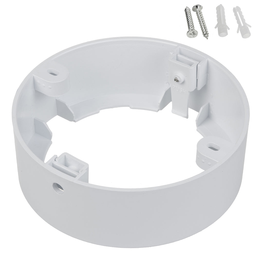 Panel LED de techo Maclean, montaje empotrado SLIM, 9W, blanco neutro 4000K, 120*26mm, 900lm, MCE371 R + adaptador de montaje en superficie MCE376 R