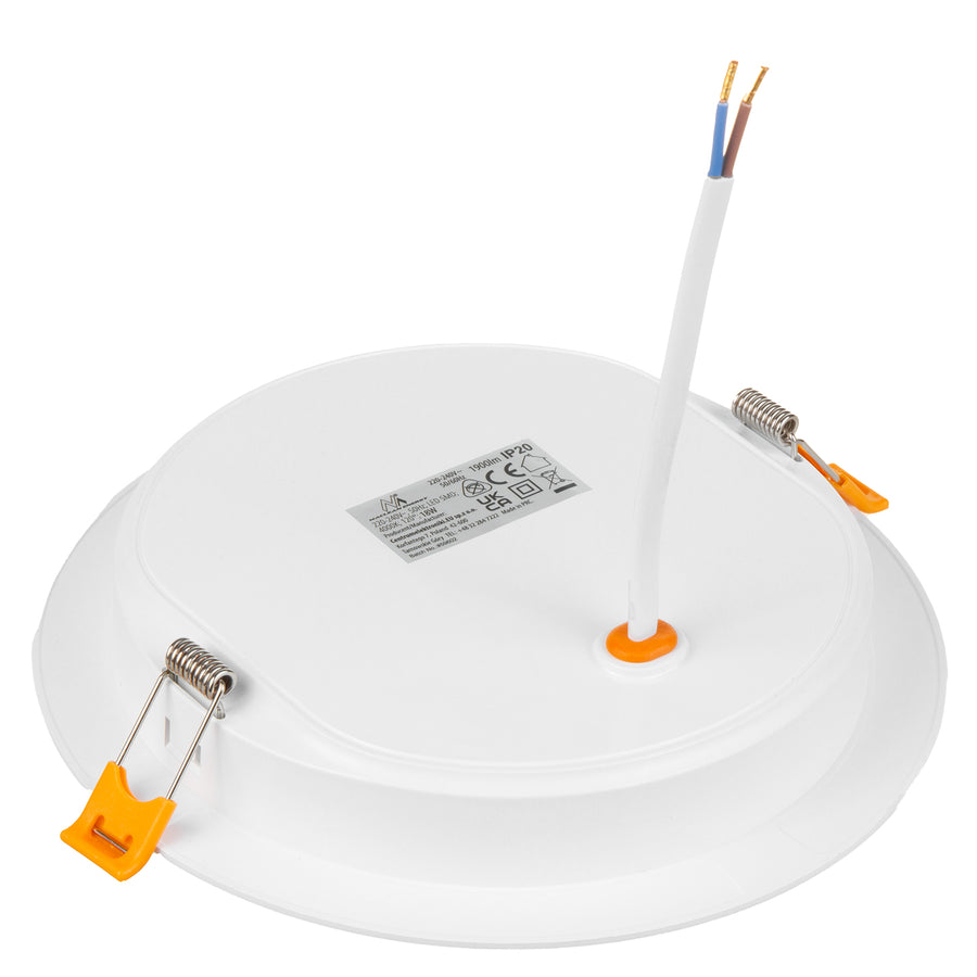 Painel de teto LED Maclean, montagem embutida SLIM, 18 W, branco neutro 4000 K, 170*26 mm, 1800 lm, MCE372 R + adaptador de montagem em superfície MCE377 R