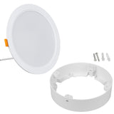 Painel de teto LED Maclean, montagem embutida SLIM, 18 W, branco neutro 4000 K, 170*26 mm, 1800 lm, MCE372 R + adaptador de montagem em superfície MCE377 R