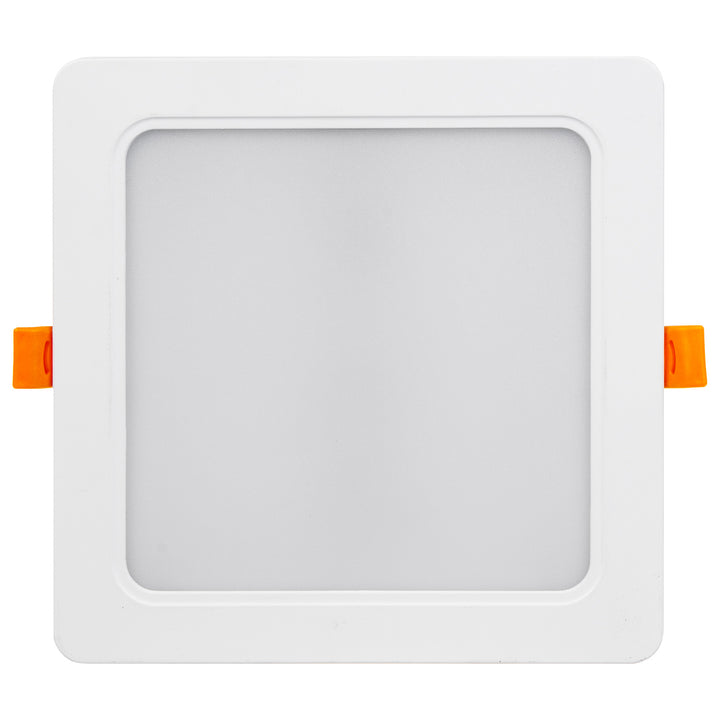 Painel de teto LED Maclean, montagem embutida SLIM, 18 W, branco neutro 4000 K, 170*170*26 mm, 1800 lm, MCE374 S + adaptador de montagem em superfície MCE379 S
