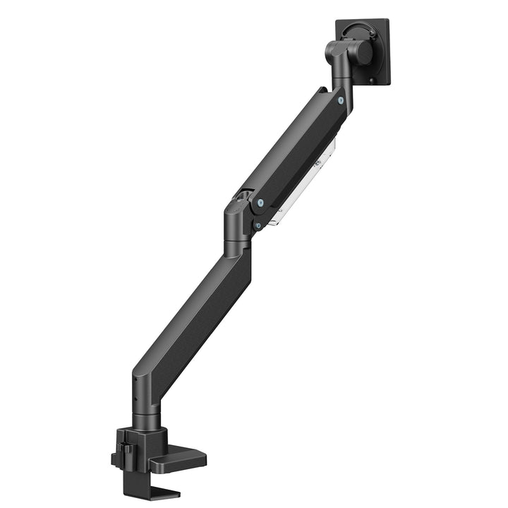 Suporte de monitor com mola a gás de braço duplo Maclean MC-968, para ecrãs de 17 a 57 polegadas, carga máxima de 27 kg