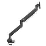Suporte de monitor com mola a gás de braço duplo Maclean MC-968, para ecrãs de 17 a 57 polegadas, carga máxima de 27 kg