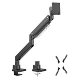 Suporte de monitor com mola a gás de braço duplo Maclean MC-968, para ecrãs de 17 a 57 polegadas, carga máxima de 27 kg