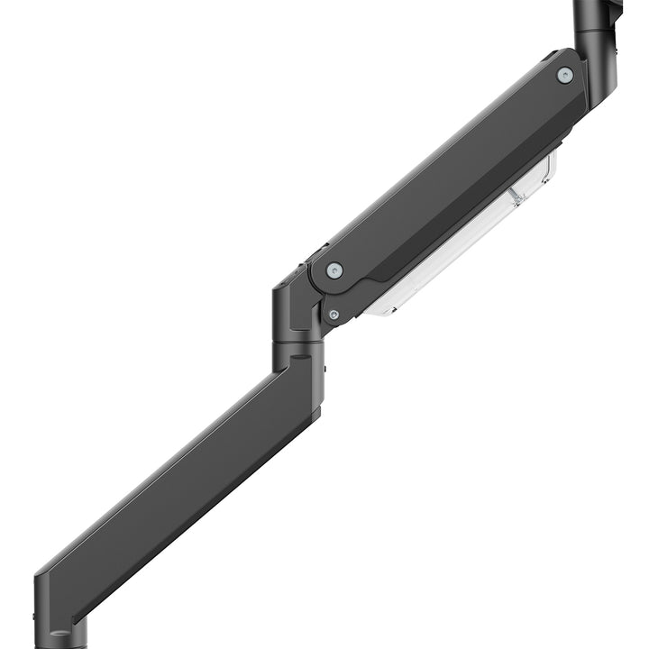 Suporte de monitor com mola a gás de braço duplo Maclean MC-968, para ecrãs de 17 a 57 polegadas, carga máxima de 27 kg