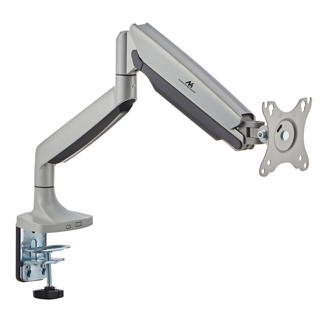 Suporte para monitor Maclean MC-969, braço duplo, suporte com mola a gás, 17"-45", carga máxima de 16 kg