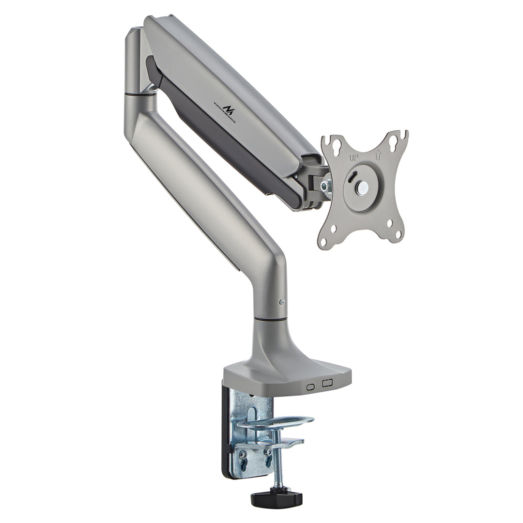 Suporte para monitor Maclean MC-969, braço duplo, suporte com mola a gás, 17"-45", carga máxima de 16 kg