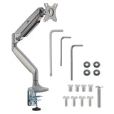 Maclean MC-969 Soporte para monitor, Brazo doble, Soporte con resorte de gas, 17"-45", Carga max. 16 kg