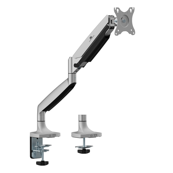 Suporte para monitor Maclean MC-969, braço duplo, suporte com mola a gás, 17"-45", carga máxima de 16 kg