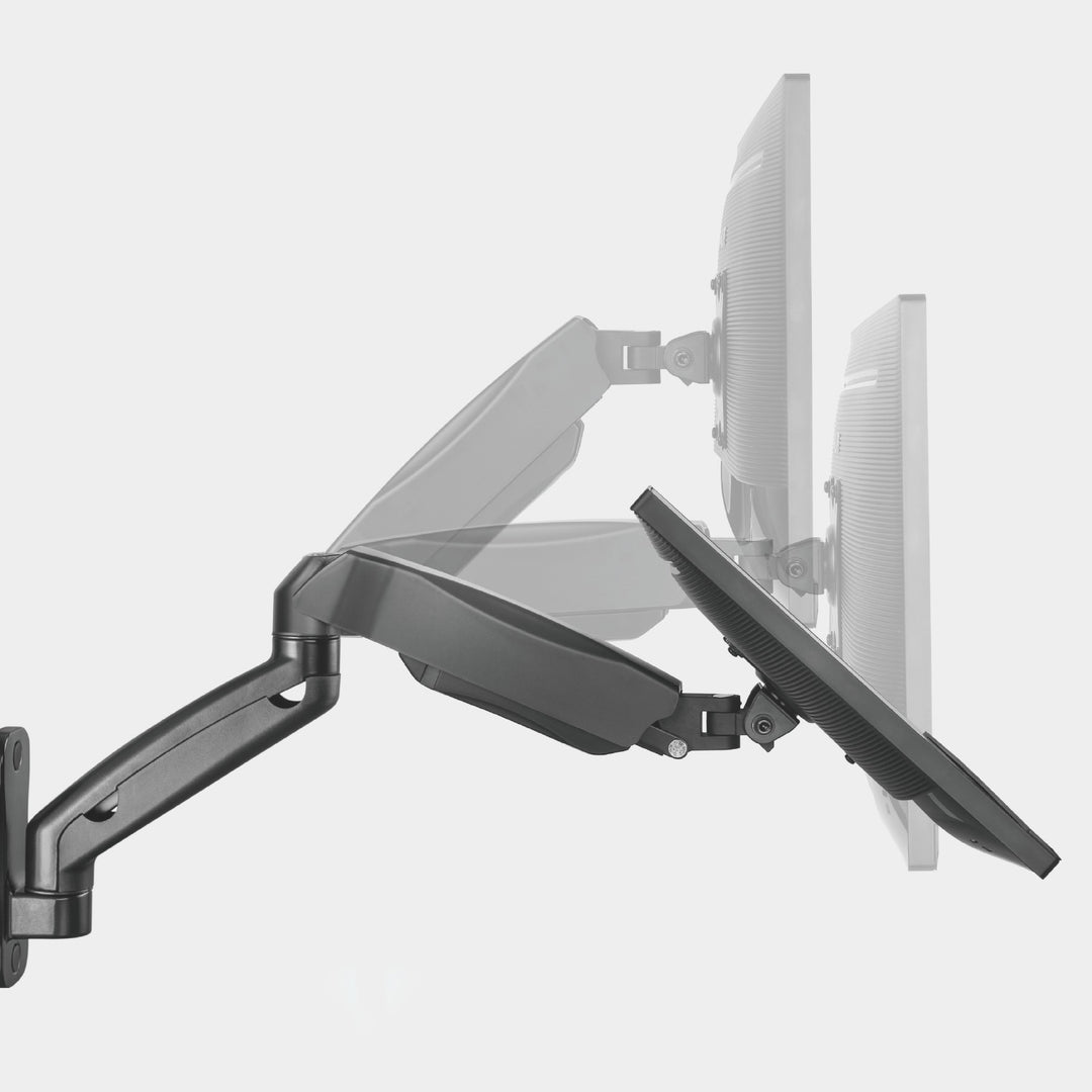 Maclean MC-979 Soporte de pared para monitor, Muelle mecánico, Pantallas de 17-32'', Carga máx. 9 kg