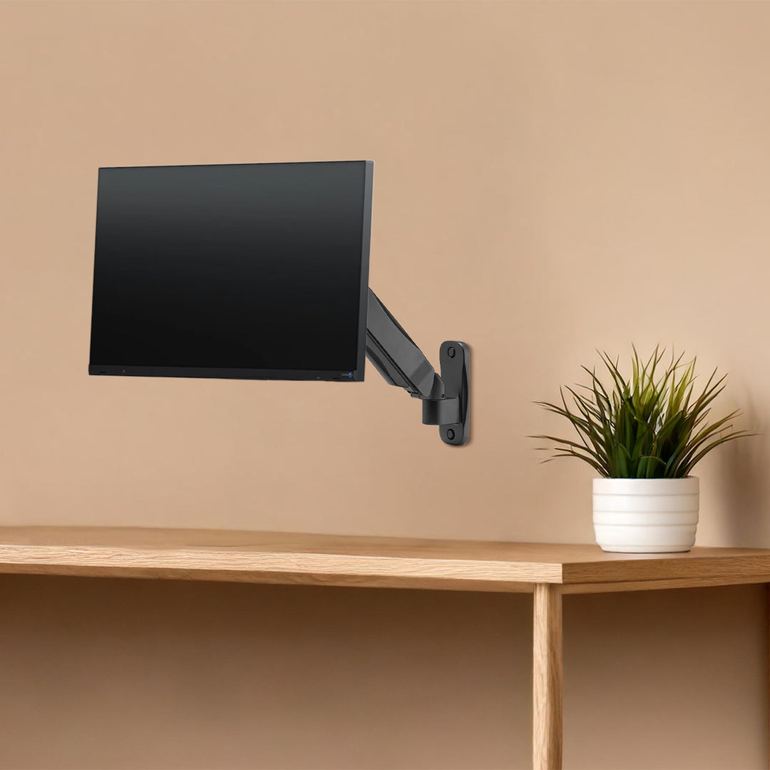 Maclean MC-979 Soporte de pared para monitor, Muelle mecánico, Pantallas de 17-32'', Carga máx. 9 kg