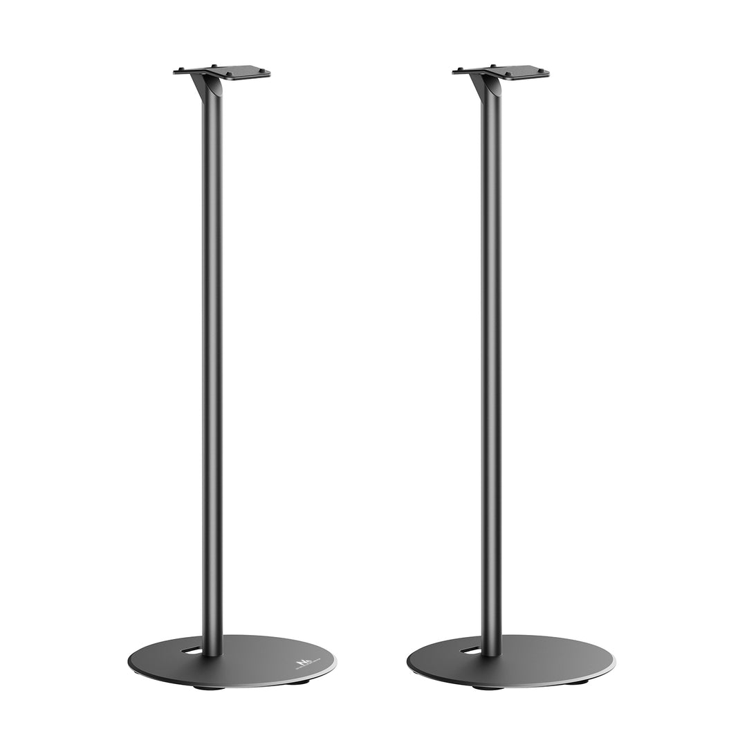 Conjunto de suporte de chão Maclean MC-995 compatível com Sonos® ERA 300 | Altura 714 mm | Design elegante com gestão de cabos integrada