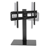 Maclean MC-386 Soporte TV Universal para Televisores de 32-75" hasta 40 kg, Regulable en 3 Alturas, Max. VESA 600x400 mm, Soporte TV, Base de Vidrio Templado