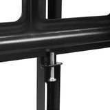 Maclean MC-386 Soporte TV Universal para Televisores de 32-75" hasta 40 kg, Regulable en 3 Alturas, Max. VESA 600x400 mm, Soporte TV, Base de Vidrio Templado