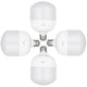 Lâmpada LED Maclean 4z, E27, 38 W, 220-240 V CA, Branco Frio, 6500 K, 3990 lm, MCE303 CW