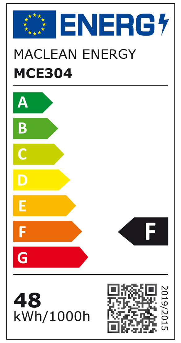 4x Bombilla LED Maclean, E27, 48W, 220-240V AC, Blanco Neutro, 4000K, 5040lm, MCE304 NW