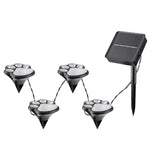 Luzes solares Rabalux, pacote de 4, LED, IP44, bateria de 600 mAh, Wigry