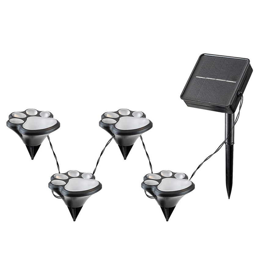 Luzes solares Rabalux, pacote de 4, LED, IP44, bateria de 600 mAh, Wigry