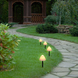 Rabalux Luzes Solares, 10 luzes, LED, IP44, cúpula cogumelo, Skadar