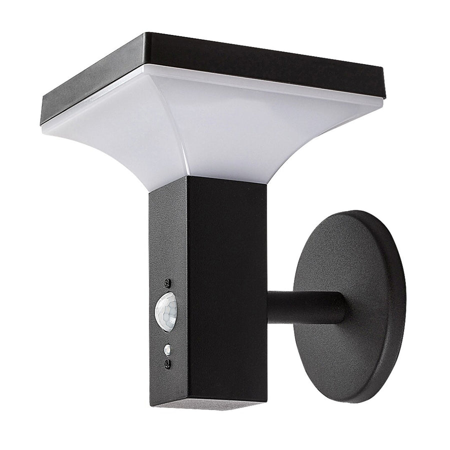 Candeeiro de parede exterior Rabalux, lâmpada solar, IP44, LED 4W, Geleen