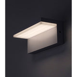 Aplique de parede exterior Rabalux, LED, 10 W, IP54, branco, Saragoça
