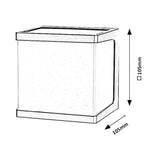 Rabalux Lámpara de exterior, Aplique de pared, LED 10W, IP54, Color antracita, Rennes
