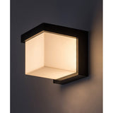 Candeeiro de parede Rabalux para exterior, LED 10W, IP54, preto, Andelle