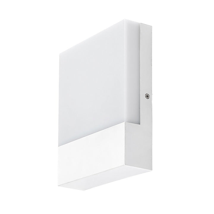 Candeeiro de exterior Rabalux, aplique de parede, LED 10W, IP44, branco, Gimone