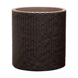Plantadora Redonda Keter, Diâmetro 36 cm, Bronze, Plantadora Cilíndrica M