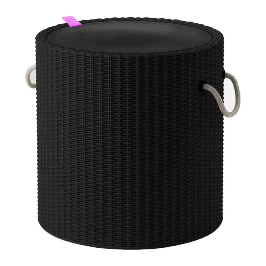 Mesa de banqueta Keter Cool com arrumação, assento, cor antracite