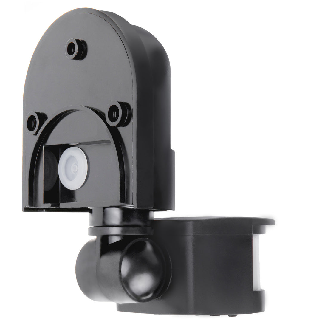 Maclean MCE25 GR Detetor de movimento infravermelho, sensor de movimento e crepúsculo, ângulo de deteção: 180°, alcance de deteção: 5-12 m, instalação do sensor no teto e parede exteriores