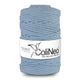 ColiNea Cordón de algodón con núcleo de algodón, Trenzado, 5 mm, 100 m, Color azul