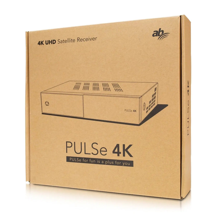 AB Cryptobox Receptor satélite AB, 4K, Flash 8 GB, 2 GB RAM DDR4, 2x USB 2.0, PULSe 4K
