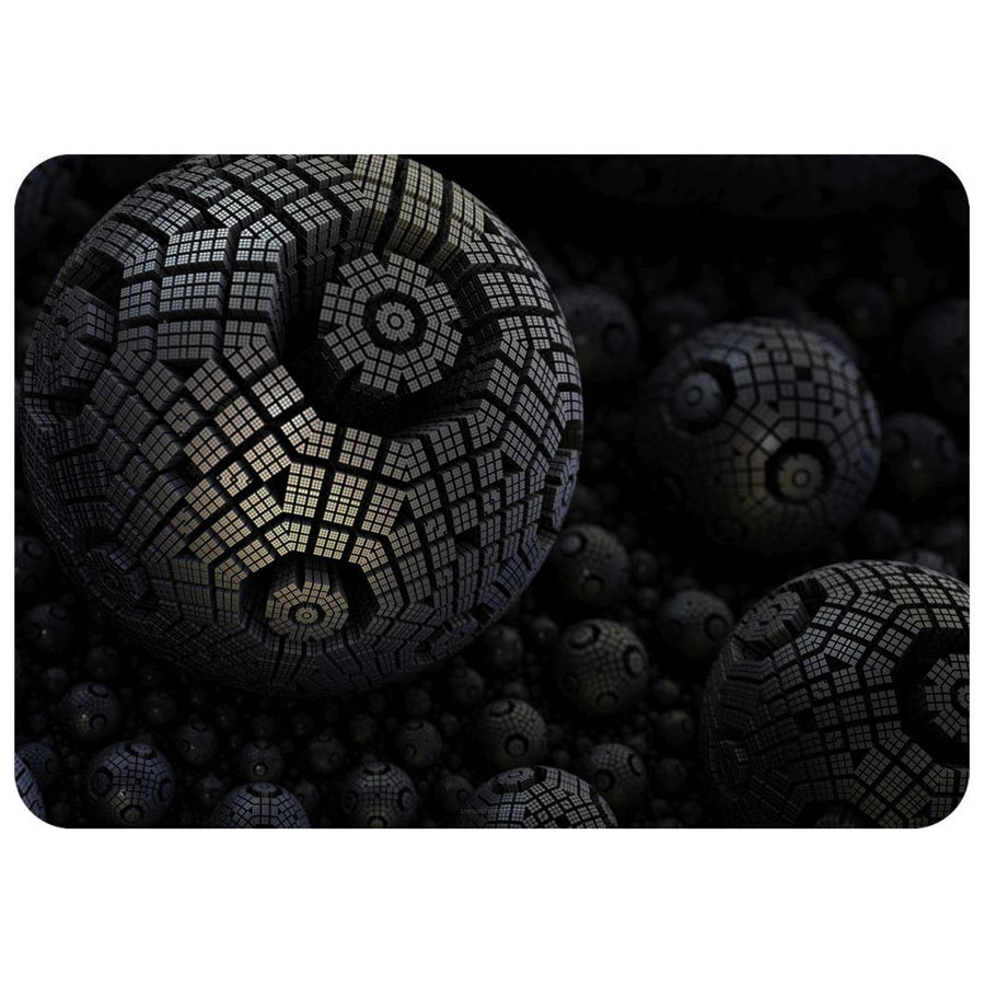 Alfombrilla de escritorio Bertoni, de fieltro, 50 x 70 cm, Fractal
